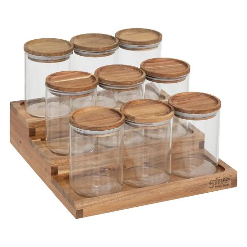 Εικόνα της Βάση Μπαχαρικών 5Five 9 Θέσεων 23x24x15cm 203024