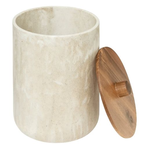 Εικόνα της Δοχείο Οργάνωσης Μake up 5Five 18.5x18.5x25.3cm Μπεζ 200161A