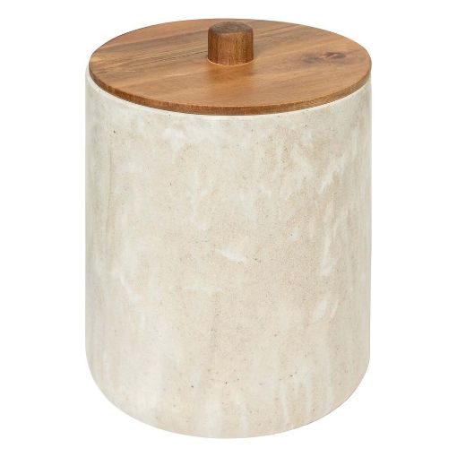 Εικόνα της Δοχείο Οργάνωσης Μake up 5Five 18.5x18.5x25.3cm Μπεζ 200161A