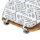Εικόνα της Καπάκι Λεκάνης 5Five Hapache 36x42.5x5.35cm Πολύχρωμο 174910A