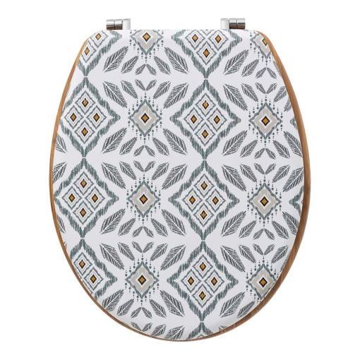 Εικόνα της Καπάκι Λεκάνης 5Five Hapache 36x42.5x5.35cm Πολύχρωμο 174910A