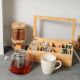 Εικόνα της Κουτί Αποθήκευσης Estia Bamboo Essentials 8 Θήκες με Καπάκι 31x19x9cm 01-27025