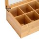 Εικόνα της Κουτί Αποθήκευσης Estia Bamboo Essentials 8 Θήκες με Καπάκι 31x19x9cm 01-27025