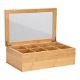 Εικόνα της Κουτί Αποθήκευσης Estia Bamboo Essentials 8 Θήκες με Καπάκι 31x19x9cm 01-27025
