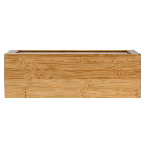 Εικόνα της Κουτί Αποθήκευσης Estia Bamboo Essentials 8 Θήκες με Καπάκι 31x19x9cm 01-27025