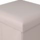 Εικόνα της Σκαμπό Estia Cube Leather με Αποθηκευτικό Χώρο Taupe 03-35907