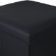 Εικόνα της Σκαμπό Estia Cube Leather με Αποθηκευτικό Χώρο Μαύρο 03-35891