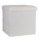 Εικόνα της Σκαμπό Estia Cube Teddy με Αποθηκευτικό Χώρο 38x38x38cm Λευκό 03-35921