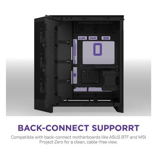 Εικόνα της NZXT H9 Flow RGB Large Dual-Chamber Tempered Glass Black CM-H92FB-R1
