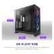 Εικόνα της NZXT H9 Flow RGB Large Dual-Chamber Tempered Glass Black CM-H92FB-R1