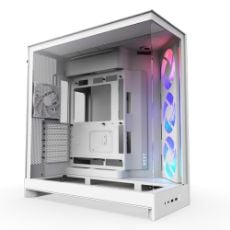 Εικόνα της NZXT H9 Flow Large Dual-Chamber Tempered Glass White CM-H92FW-01