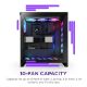 Εικόνα της NZXT H7 Flow RGB Tempered Glass Black CM-H72FB-R1
