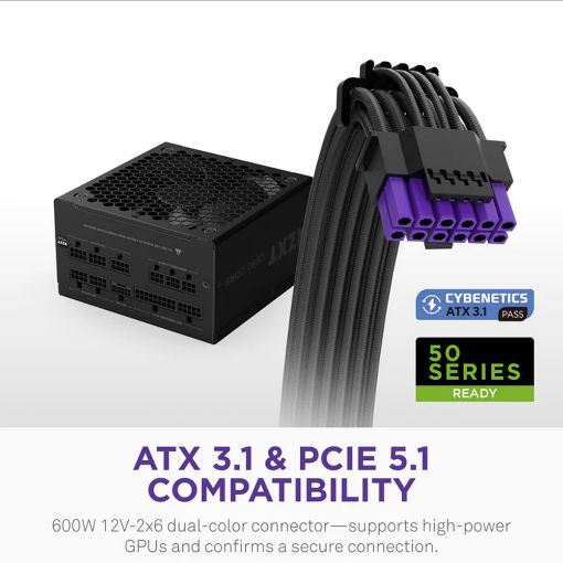 Εικόνα της Τροφοδοτικό NZXT C850 Gold Core ATX 3.1 80 Plus Gold Fully Modular Black PA-8G3BB-EU