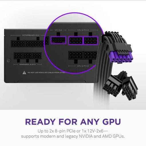 Εικόνα της Τροφοδοτικό NZXT C750 Gold Core ATX 3.1 80 Plus Gold Fully Modular PA-7G3BB-EU