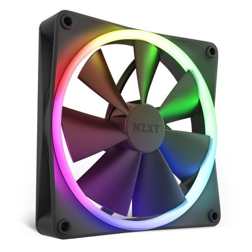 Εικόνα της Case Fan NZXT F120 RGB 120mm (3-Pack) Black RF-R12TF-B1