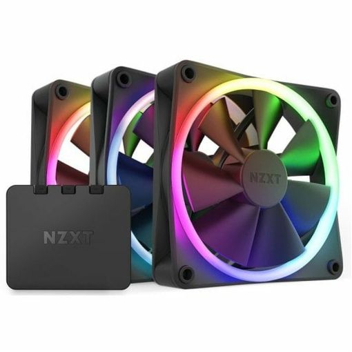 Εικόνα της Case Fan NZXT F120 RGB 120mm (3-Pack) Black RF-R12TF-B1
