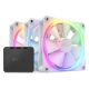 Εικόνα της Case Fan NZXT F120 RGB 120mm (3-Pack) White RF-R12TF-W1
