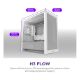Εικόνα της NZXT H3 Flow Tempered Glass White CC-H31FW-01