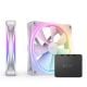 Εικόνα της Case Fan NZXT F140 RGB Duo 140mm & Controller (2-Pack) White RF-D14DF-W1