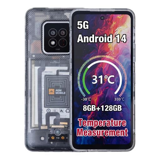 Εικόνα της Smartphone AGM X6 5G NFC Dual SIM 8GB 128GB Phantom