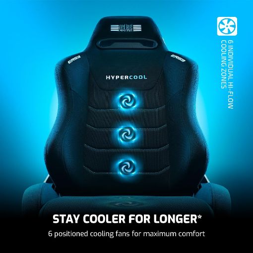Εικόνα της Next Level Racing ERS3 Hypercool Ventilated Sim Racing Seat Black NLR-E063