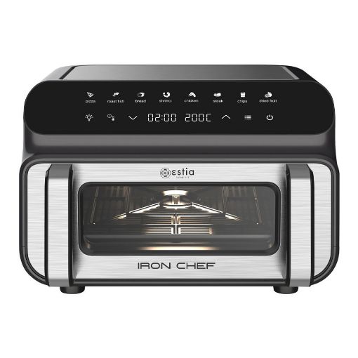Εικόνα της Φριτέζα Αέρος - Φουρνάκι & Grill Estia Iron Chef με 8 Προρυθμισμένα Προγράμματα 10lt 2000W  06-26646