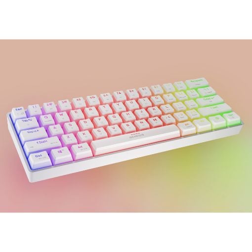 Εικόνα της Πληκτρολόγιο Genesis Thor 660 G2 60% Wireless RGB Red Switches (US) White NKG-1917