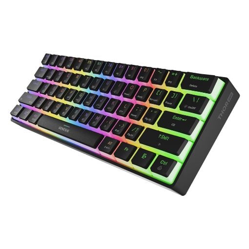 Εικόνα της Πληκτρολόγιο Genesis Thor 660 G2 60% Wireless RGB Red Switches (US) Black NKG-1916