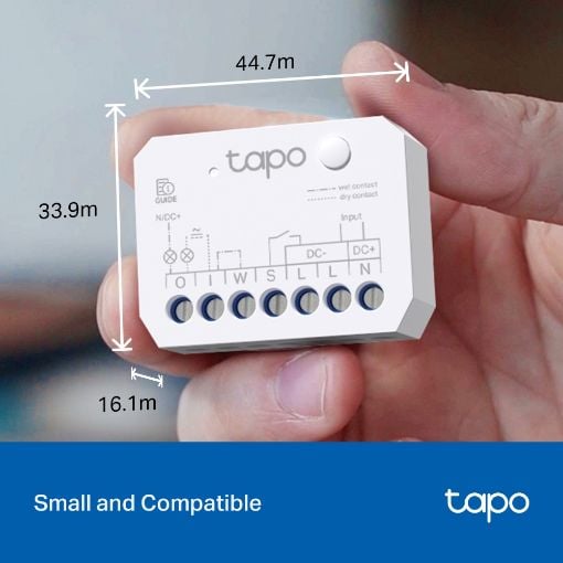 Εικόνα της Ενδιάμεσος Διακόπτης Tp-Link Tapo S110E Smart Switch Module Dry/Wet Contact Mode