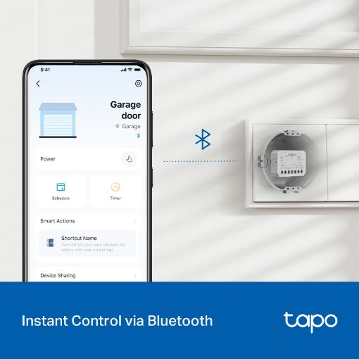 Εικόνα της Ενδιάμεσος Διακόπτης Tp-Link Tapo S110E Smart Switch Module Dry/Wet Contact Mode
