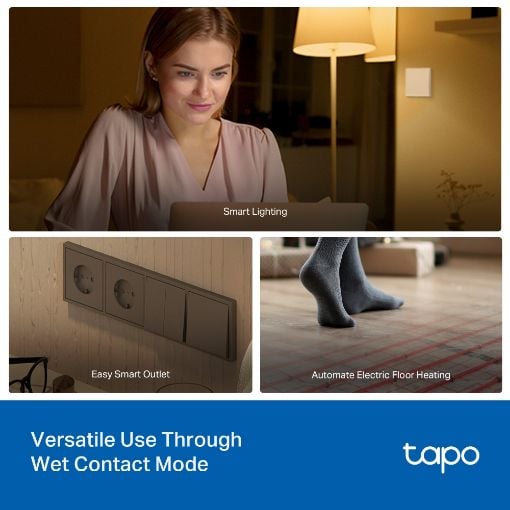Εικόνα της Ενδιάμεσος Διακόπτης Tp-Link Tapo S110E Smart Switch Module Dry/Wet Contact Mode