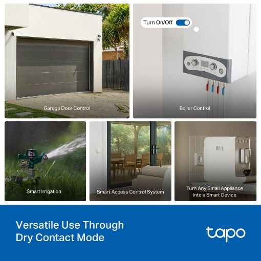 Εικόνα της Ενδιάμεσος Διακόπτης Tp-Link Tapo S110E Smart Switch Module Dry/Wet Contact Mode