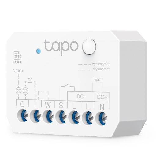 Εικόνα της Ενδιάμεσος Διακόπτης Tp-Link Tapo S110E Smart Switch Module Dry/Wet Contact Mode