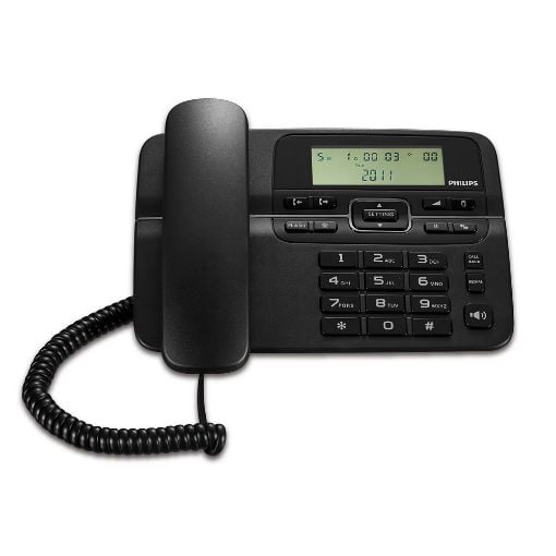 Εικόνα της Ενσύρματο Τηλέφωνο Philips M20/GRS Μαύρο