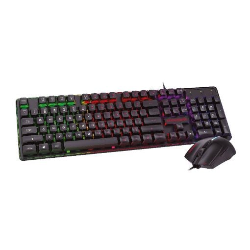 Εικόνα της Πληκτρολόγιο-Ποντίκι Zeroground Azai v3.0 KB-2400GUMS RGB Black (US)