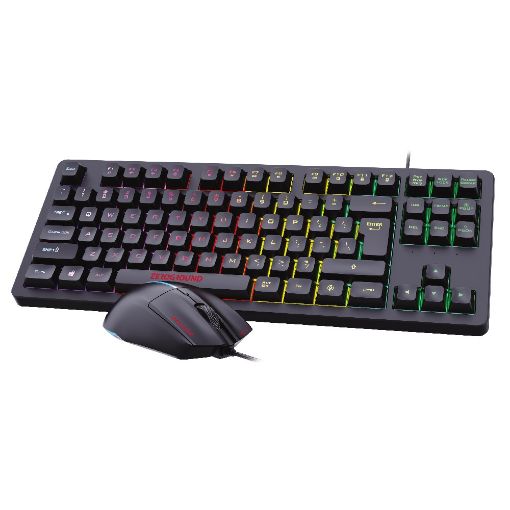 Εικόνα της Πληκτρολόγιο-Ποντίκι Zeroground Soki v3.0 KB-2300GUMS RGB Black (US)