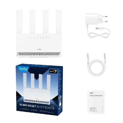 Εικόνα της Router Cudy WR3600E v1.0 Gigabit Mesh Dual Band Wi-Fi 7 BE3600