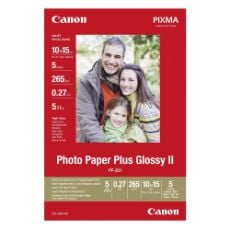 Εικόνα της Φωτογραφικό Χαρτί Canon PP-201 A6 Plus Glossy II 265g/m² 5 Φύλλα 2311B053