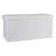Εικόνα της Σκαμπό Estia Cube Teddy με Αποθηκευτικό Χώρο 76x38x38cm Λευκό 03-35938