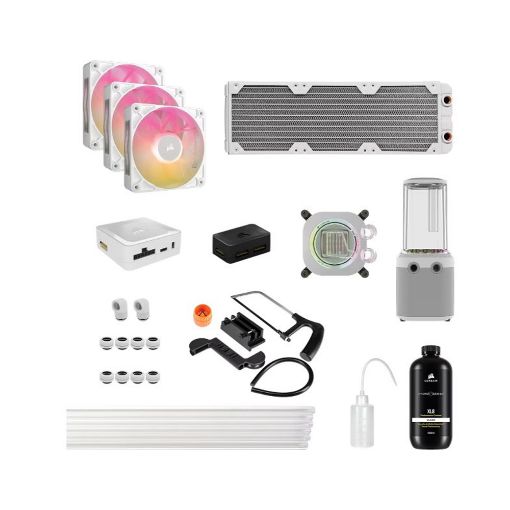 Εικόνα της Water Cooling Kit Corsair Hydro X Series iCUE LINK XH505i RGB White CX-9070019-WW