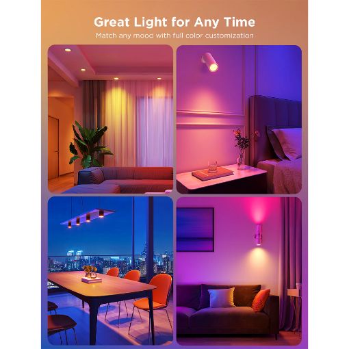 Εικόνα της Govee RGBWW Smart Light Bulbs GU10 Wi-Fi 2τμχ H600D