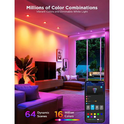 Εικόνα της Govee RGBWW Smart Light Bulbs GU10 Wi-Fi 2τμχ H600D