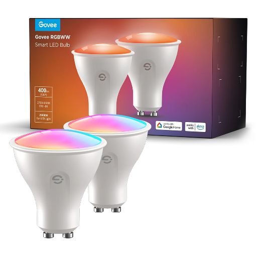 Εικόνα της Govee RGBWW Smart Light Bulbs GU10 Wi-Fi 2τμχ H600D