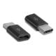 Εικόνα της Adapter Powertech USB-C Male to Micro USB Female Longer Tip (8mm) Black CAB-UC043