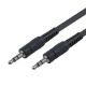 Εικόνα της Καλώδιο Powertech 3.5mm Male to 3.5mm Male 1.5m Black CAB-J001