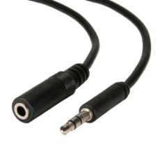 Εικόνα της Καλώδιο Επέκτασης Powertech 3.5mm Male to 3.5mm Female 5m Black CAB-J010