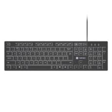 Εικόνα της Πληκτρολόγιο Natec Herring Glow Full (US) Black NKL-2342