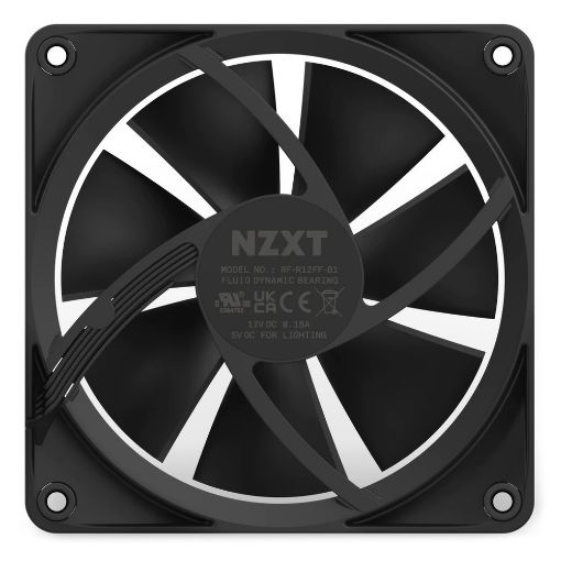 Εικόνα της Case Fan NZXT F120 RGB 120mm Black RF-R12SF-B1