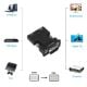Εικόνα της Adapter Powertech HDMI Female to 3.5mm / VGA Male με Καλώδιο 3.5mm Black CAB-H120