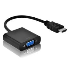 Εικόνα της Adapter Powertech HDMI Male to VGA Female με Καλώδιο Audio Jack 0.2m Black CAB-H071